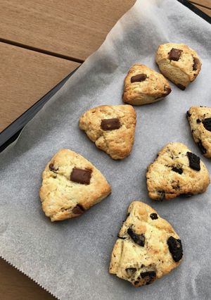 チョコとオレオのスコーン-レシピのメイン写真