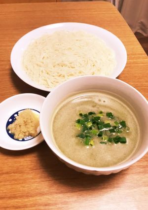 スリスリきゅうりと豆乳のつゆで素麺-レシピのメイン写真