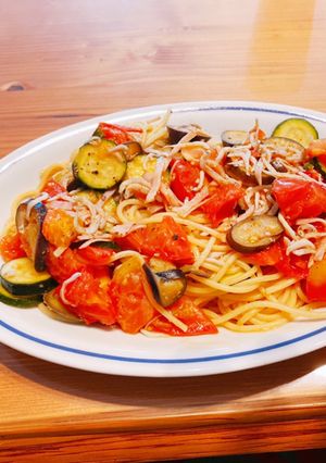 夏野菜パスタ-レシピのメイン写真