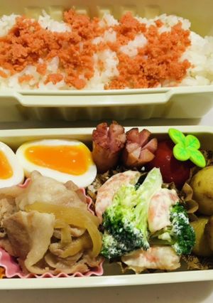 中学生お弁当きろく0616-レシピのメイン写真