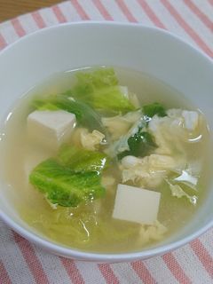 レタスの中華風スープ-レシピのメイン写真