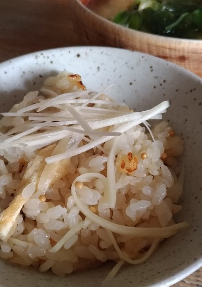 新ショウガの炊き込みご飯-レシピのメイン写真