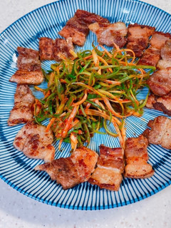 サムギョプサルとネギの和えたやつ-レシピのメイン写真