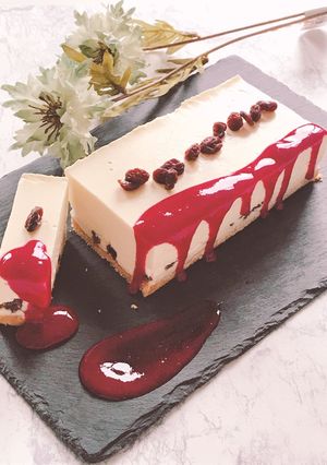 ラムレーズンのチーズケーキ-レシピのメイン写真