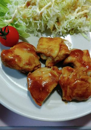 簡単☆鶏肉のバーベキュー焼き-レシピのメイン写真
