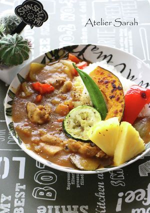 フライパンで簡単♪贅沢♥夏野菜カレー-レシピのメイン写真