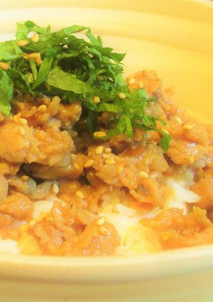 〖 さっぱり！ 豚梅そぼろ丼 〗-レシピのメイン写真