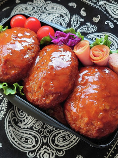❜21/6/26 ハンバーグ弁当-レシピのメイン写真