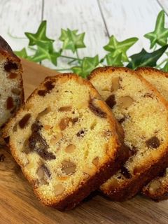 胡桃とドライフルーツのパウンドケーキ♡-レシピのメイン写真