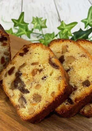 胡桃とドライフルーツのパウンドケーキ♡-レシピのメイン写真