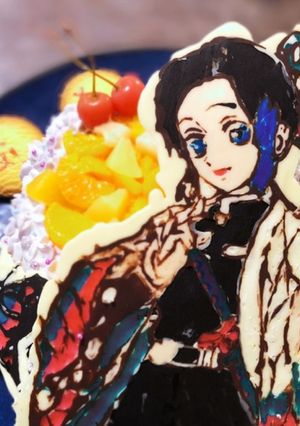 胡蝶しのぶ　ケーキ-レシピのメイン写真