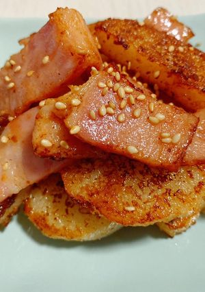 秒速で一品☆長芋ベーコンのマヨ醤油炒め-レシピのメイン写真