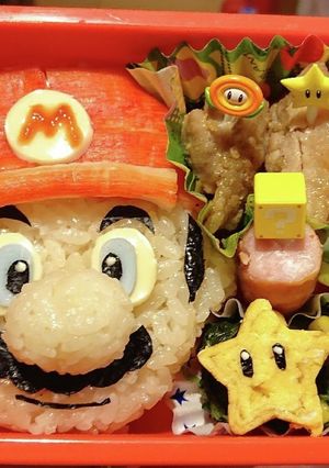 マリオおにぎり弁当！-レシピのメイン写真