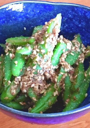 2種の胡麻DE胡麻まみれインゲン胡麻和え-レシピのメイン写真