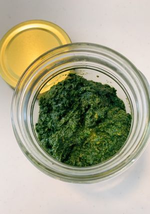 簡単！大葉とバジルのジェノベーゼソース-レシピのメイン写真
