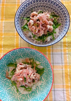 イワシの梅たたき丼-レシピのメイン写真