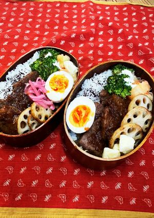 焼肉弁当〜旦那さん&息子-レシピのメイン写真