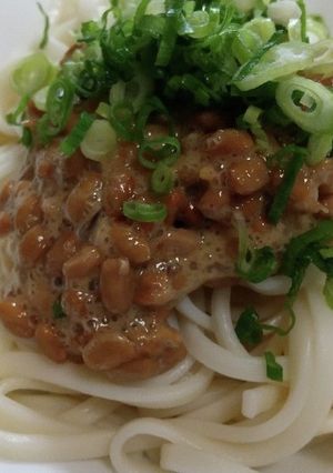冷やし納豆うどん-レシピのメイン写真