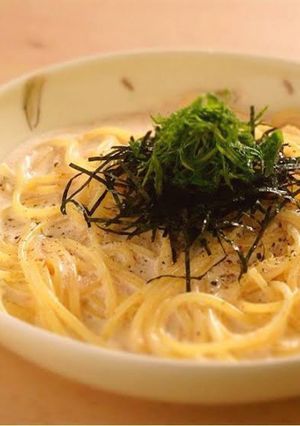 白滝の明太子クリームパスタ風-レシピのメイン写真