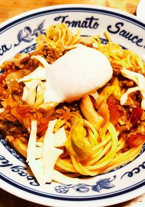 タコス風味のスパゲッティ-レシピのメイン写真