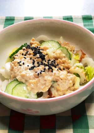 ちくわとセロリの納豆サラダ-レシピのメイン写真