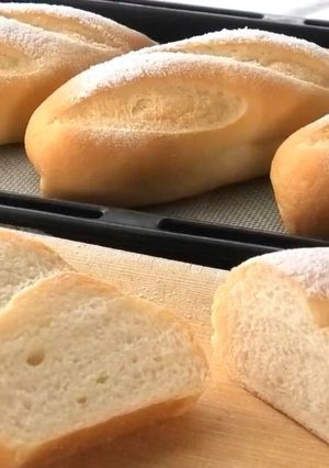 米粉20%配合♡手ごねで米粉ロールパン♪-レシピのメイン写真