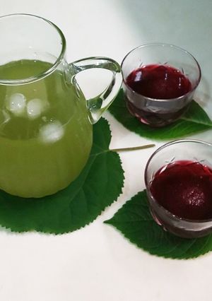 ※ あじさいの葉で、コースター ※-レシピのメイン写真