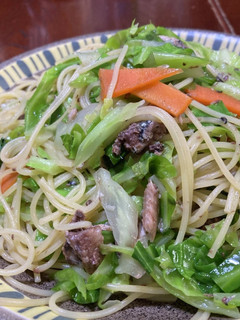 まいわし油漬で、きゃべつたっぷりパスタ-レシピのメイン写真