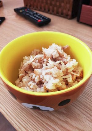 家事ヤロウ　フライドチキン炊き込みごはん-レシピのメイン写真