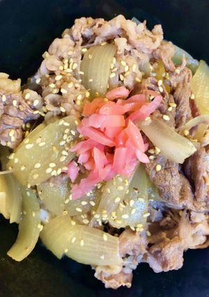 牛丼-レシピのメイン写真