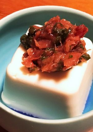 副菜♡冷奴♡万能大葉梅かつおのっけ豆腐-レシピのメイン写真
