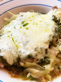 チキン玉ねぎ ジェノベーゼ チーズのせ-レシピのメイン写真