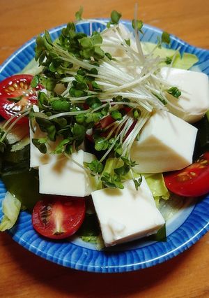 シンプル 豆腐サラダ-レシピのメイン写真