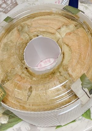 抹茶のマーブルシフォンケーキ-レシピのメイン写真