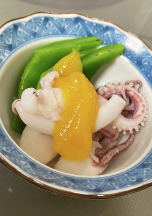 簡単✨イカとモロッコインゲンの酢味噌和え-レシピのメイン写真
