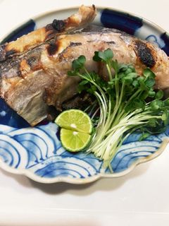 ゆかりのイブクロ マグロのかまの塩焼き-レシピのメイン写真