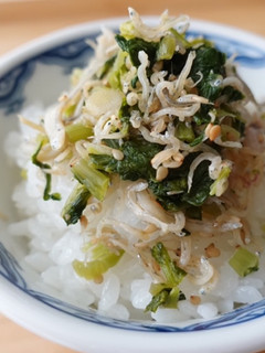 間引き大根菜とちりめんじゃこのふりかけ-レシピのメイン写真