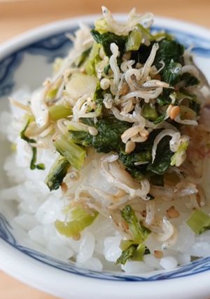 間引き大根菜とちりめんじゃこのふりかけ-レシピのメイン写真