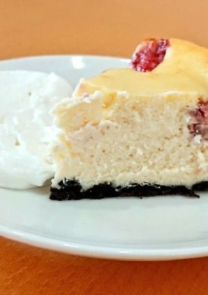 混ぜて焼くだけのチーズケーキ-レシピのメイン写真