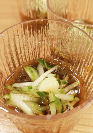 もずく酢/きゅーり/生姜-レシピのメイン写真