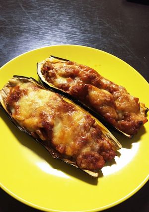 茄子の器のナスグラタン-レシピのメイン写真
