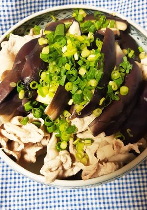 蒸しなすの冷しゃぶサラダ-レシピのメイン写真