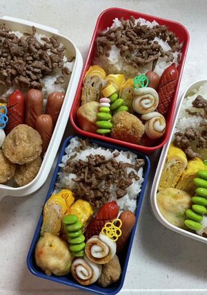 学生弁当(2021.6.1)-レシピのメイン写真