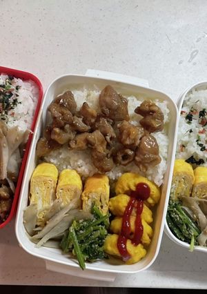 学生弁当(2021.6.7)-レシピのメイン写真