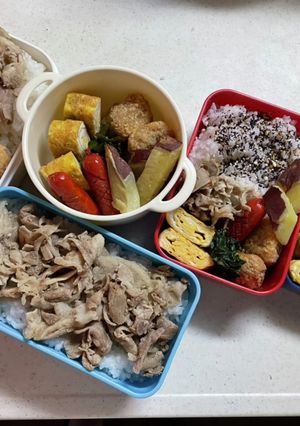 学生弁当(2021.6.9)-レシピのメイン写真
