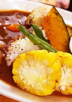 牛肉で…夏野菜のスープカレー☆-レシピのメイン写真