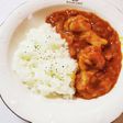 ~母の作る洋食~りんごと鶏手羽元のカレー