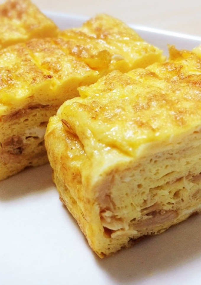 簡単おかず:ツナ卵焼き-レシピのメイン写真