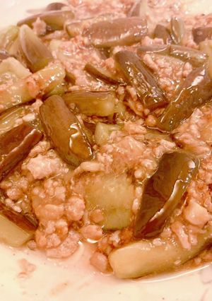 親子向け　ナスとひき肉の炒め物(中華風)-レシピのメイン写真
