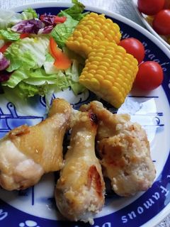 チキン手羽元塩麹焼き♪-レシピのメイン写真